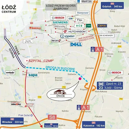 Hotel Dwór Giemzów - Autostrada A1 3*