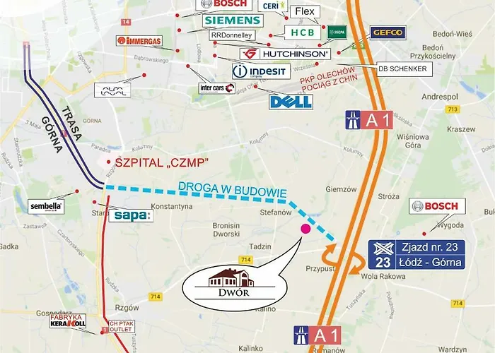 Hotel Dwor Giemzow - Autostrada A1 3*